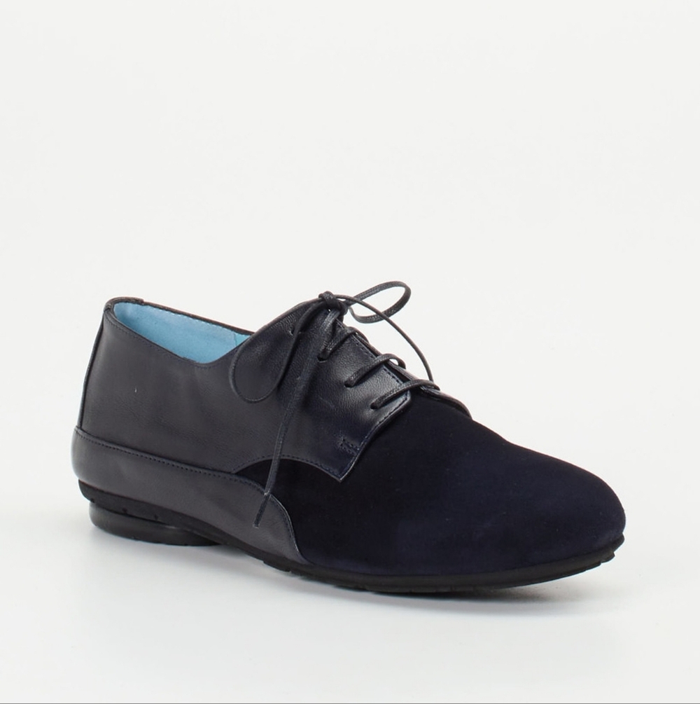 Thierry Rabotin Leather and Suede Lace Up Oxford Size 38.5